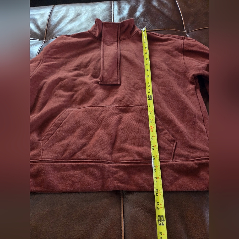 Target A New Day Quarter-zip Fleece Pullover Dweatshirt. - Picture 9 of 10